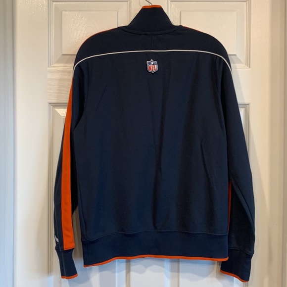 Nike NFL Onfield Apparel Chicago Bears Zip Jacket Size Medium - Picture 6 of 7